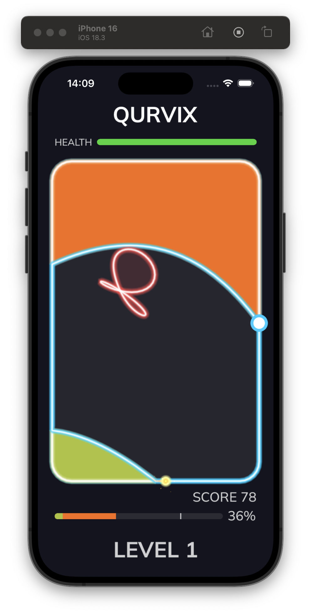 Qurvix gameplay